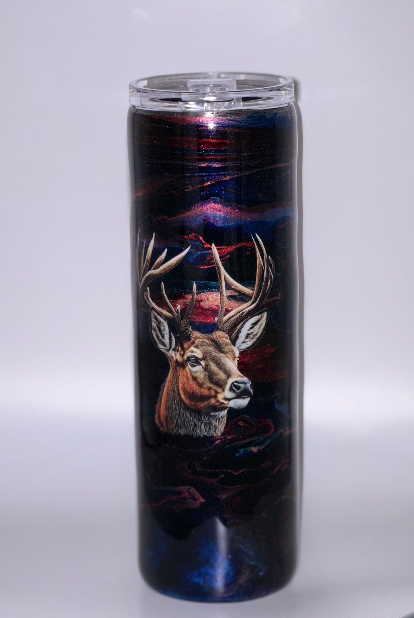 30oz blue and red alc ink RTS