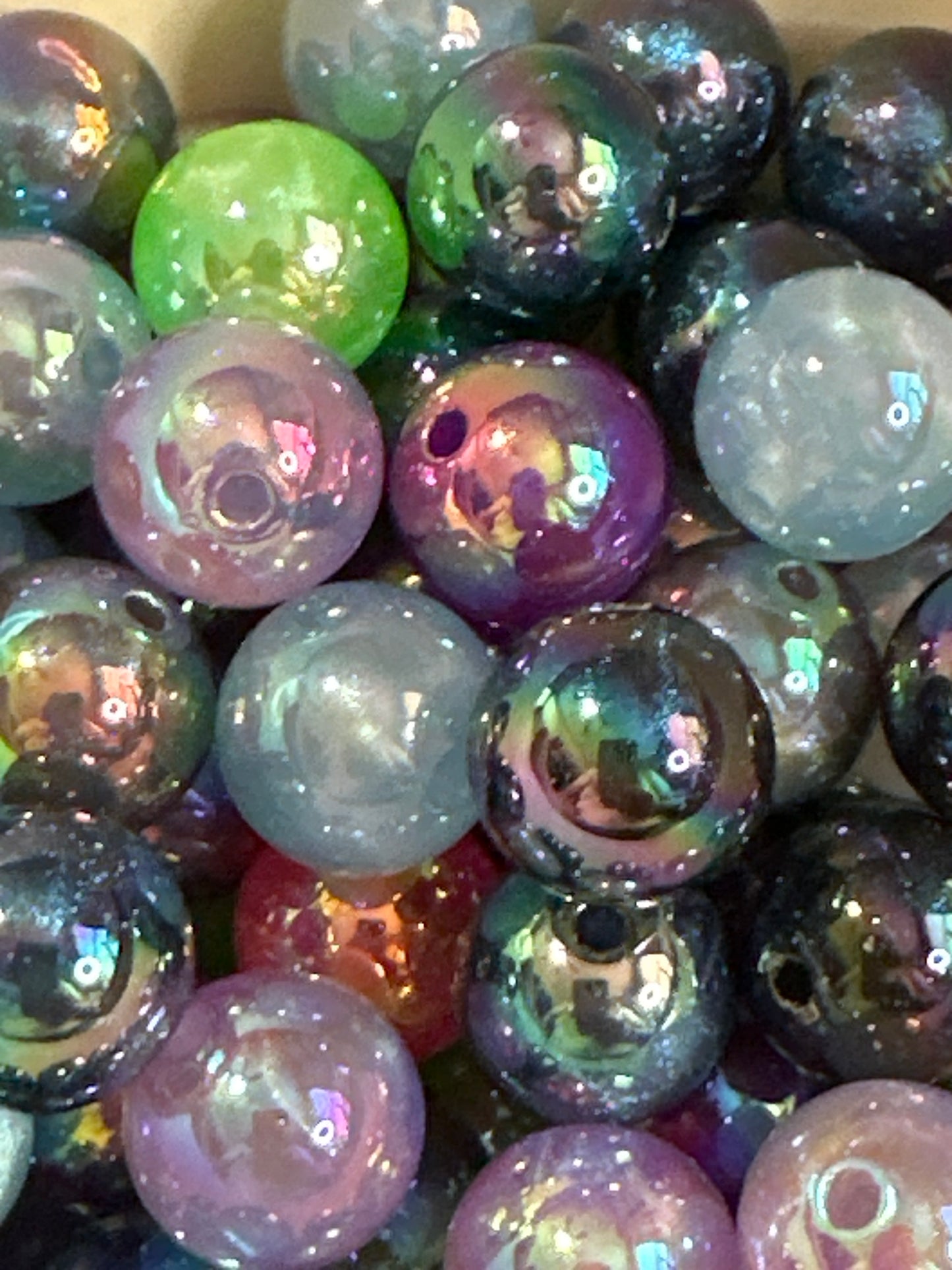 #7 acrylic bead mix