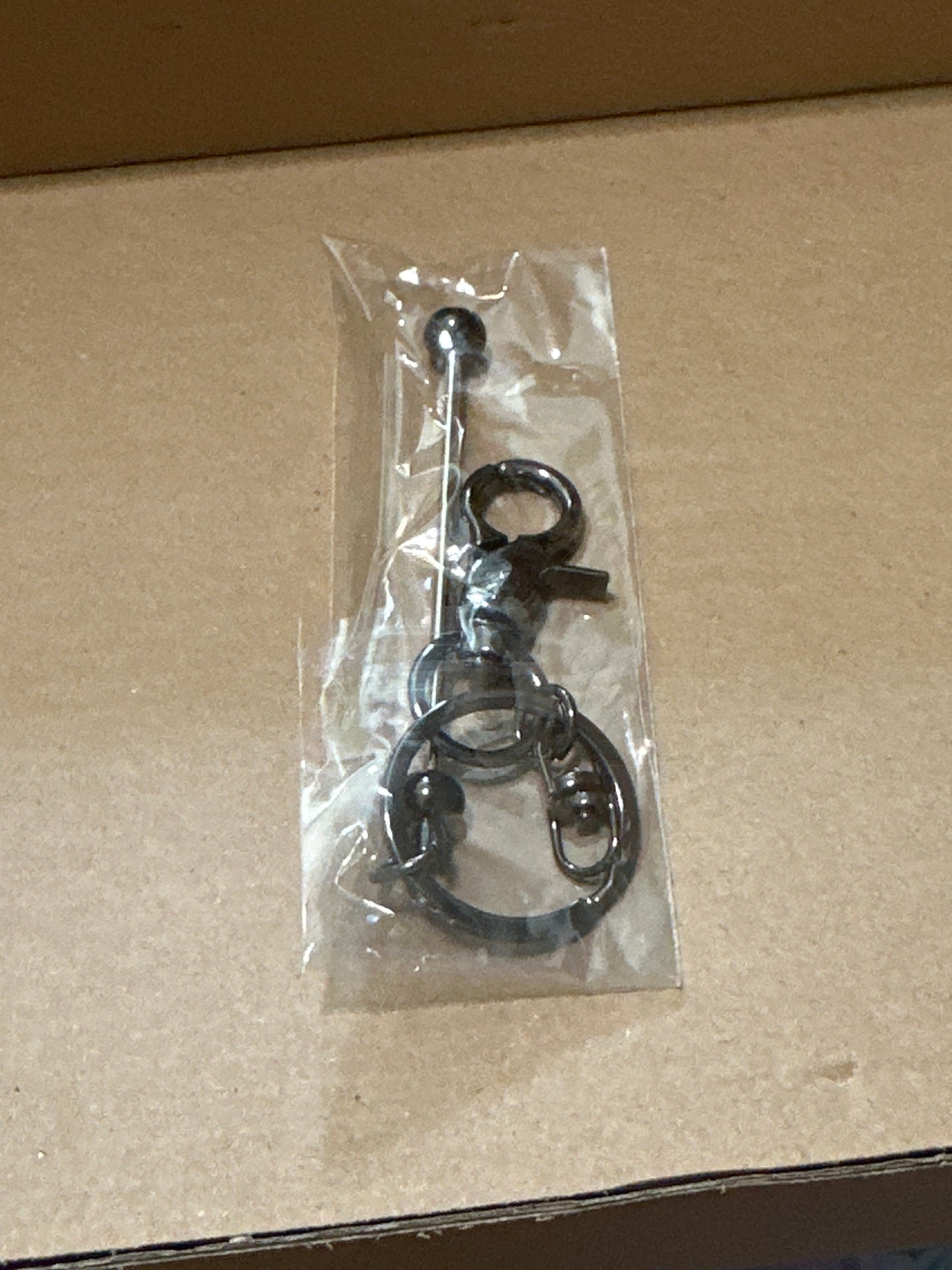 Beadable keychain bars