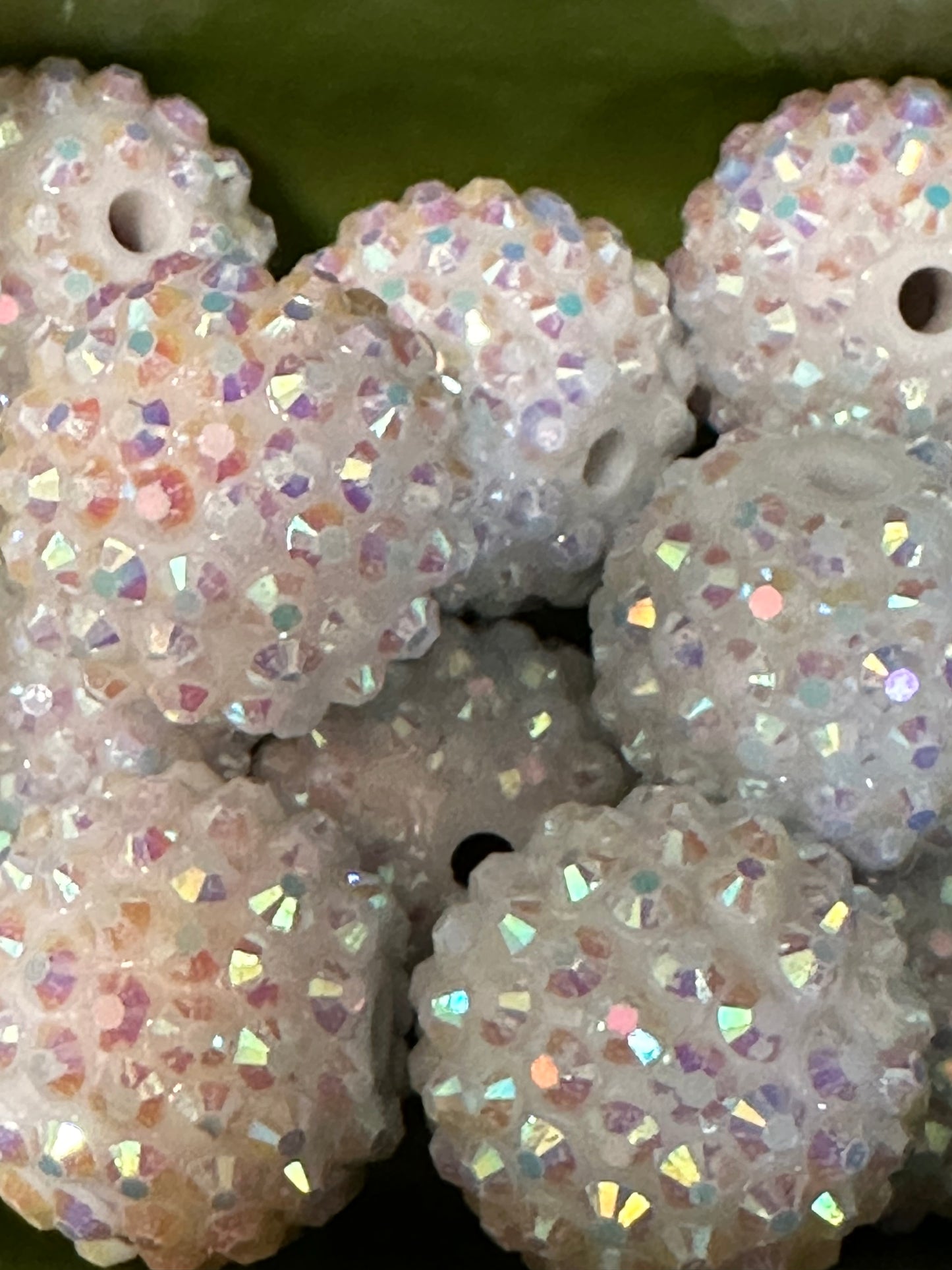 20mm rhinestone acrylic beads