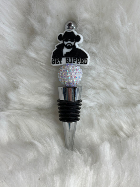 RIP beaded wine stopper