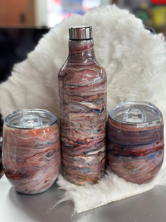 #35 Wine tumbler set