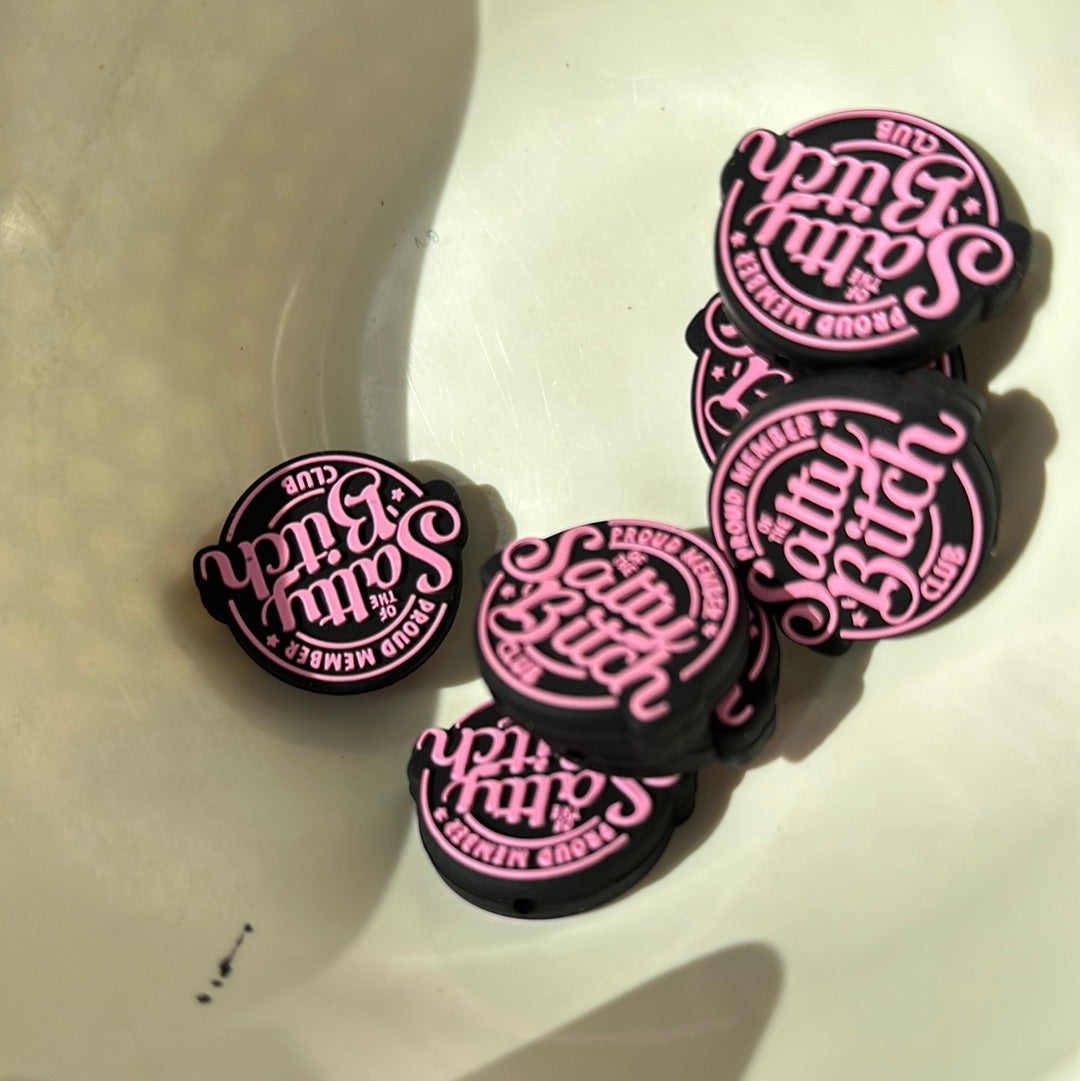 #294 salty _itch silicone focal beads