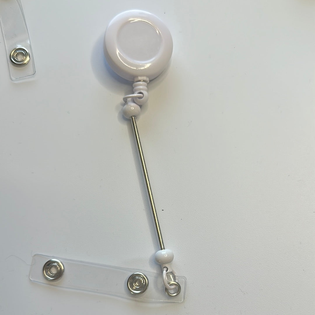 Beadable badge reels