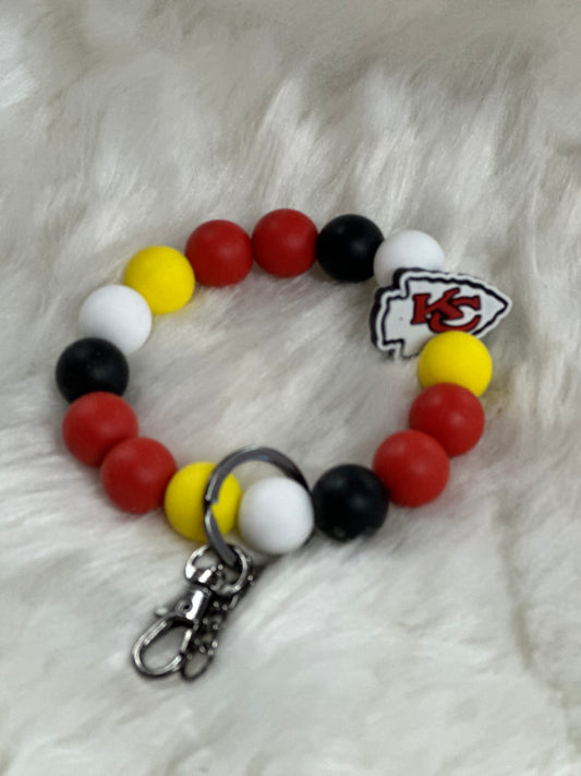 Kc wristlet keychain