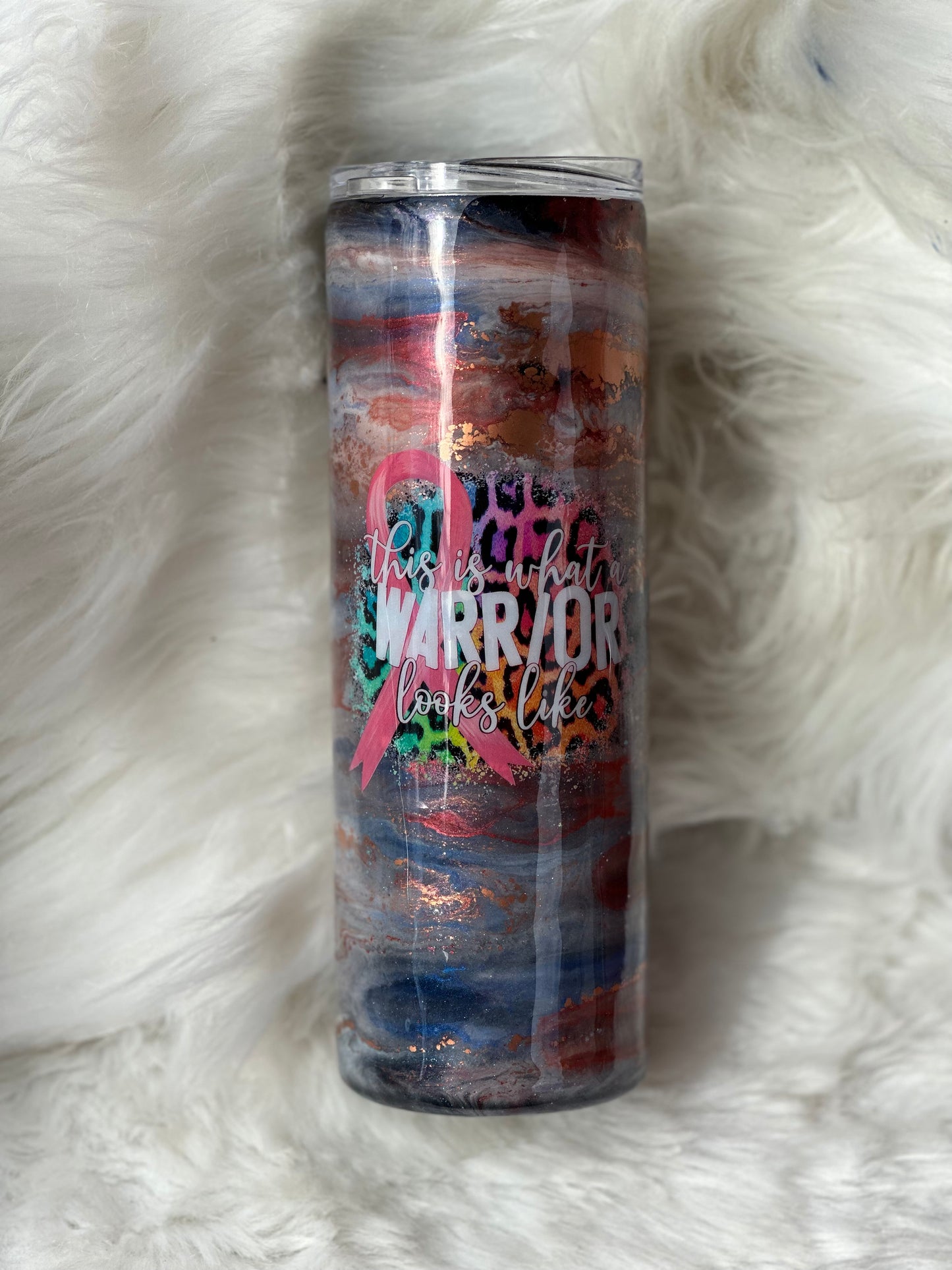 #10 20oz alc ink warrior