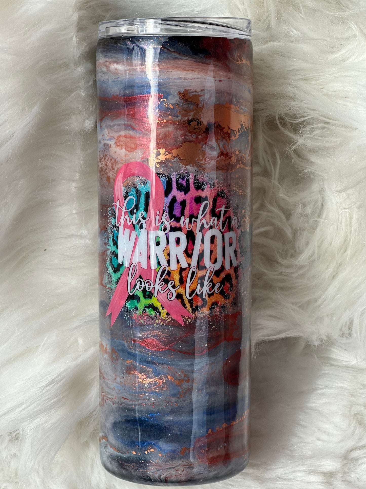 #10 20oz alc ink warrior