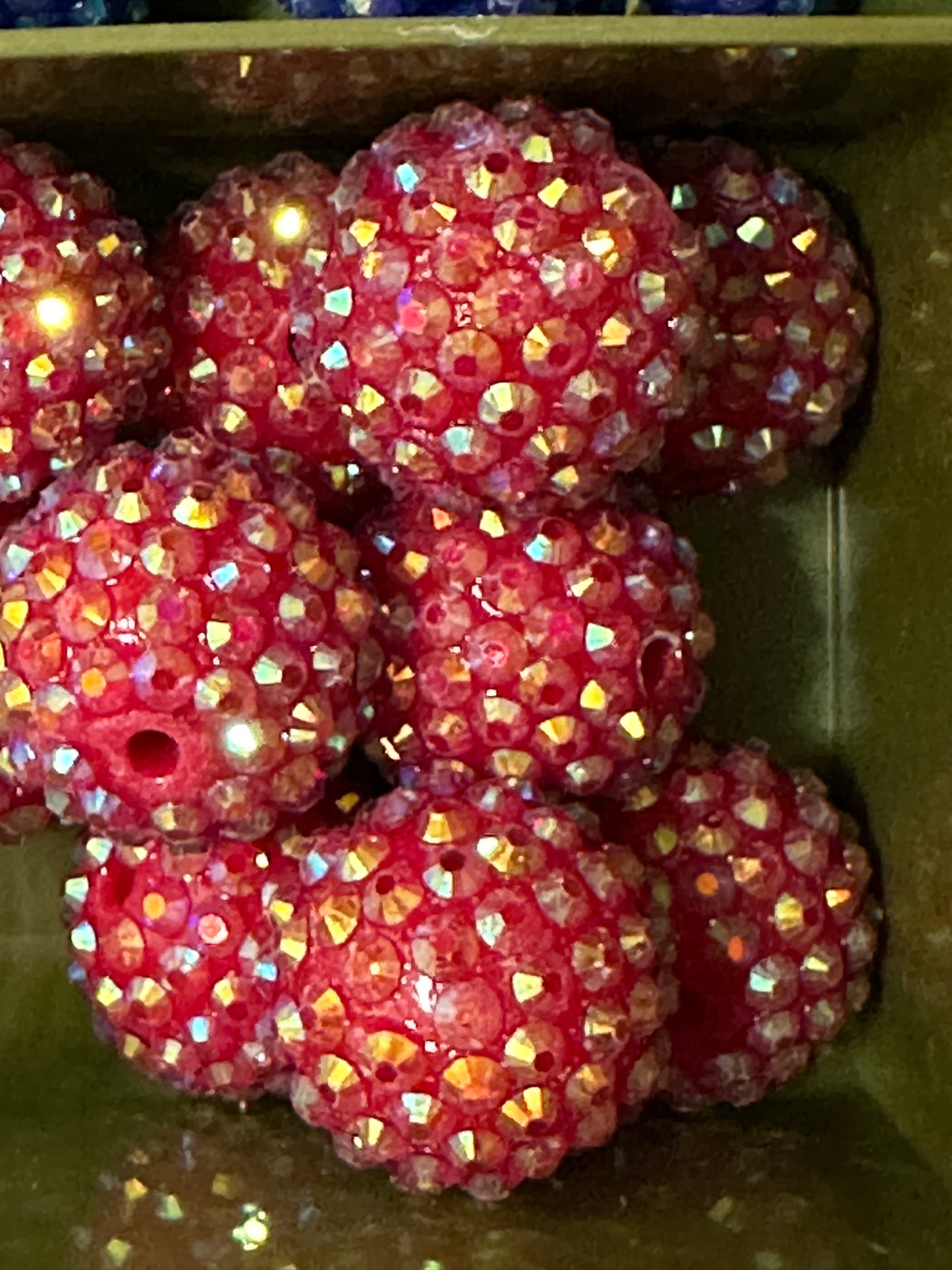 20mm rhinestone acrylic beads
