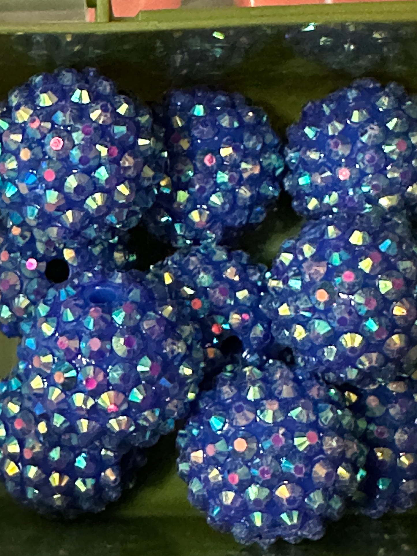 20mm rhinestone acrylic beads