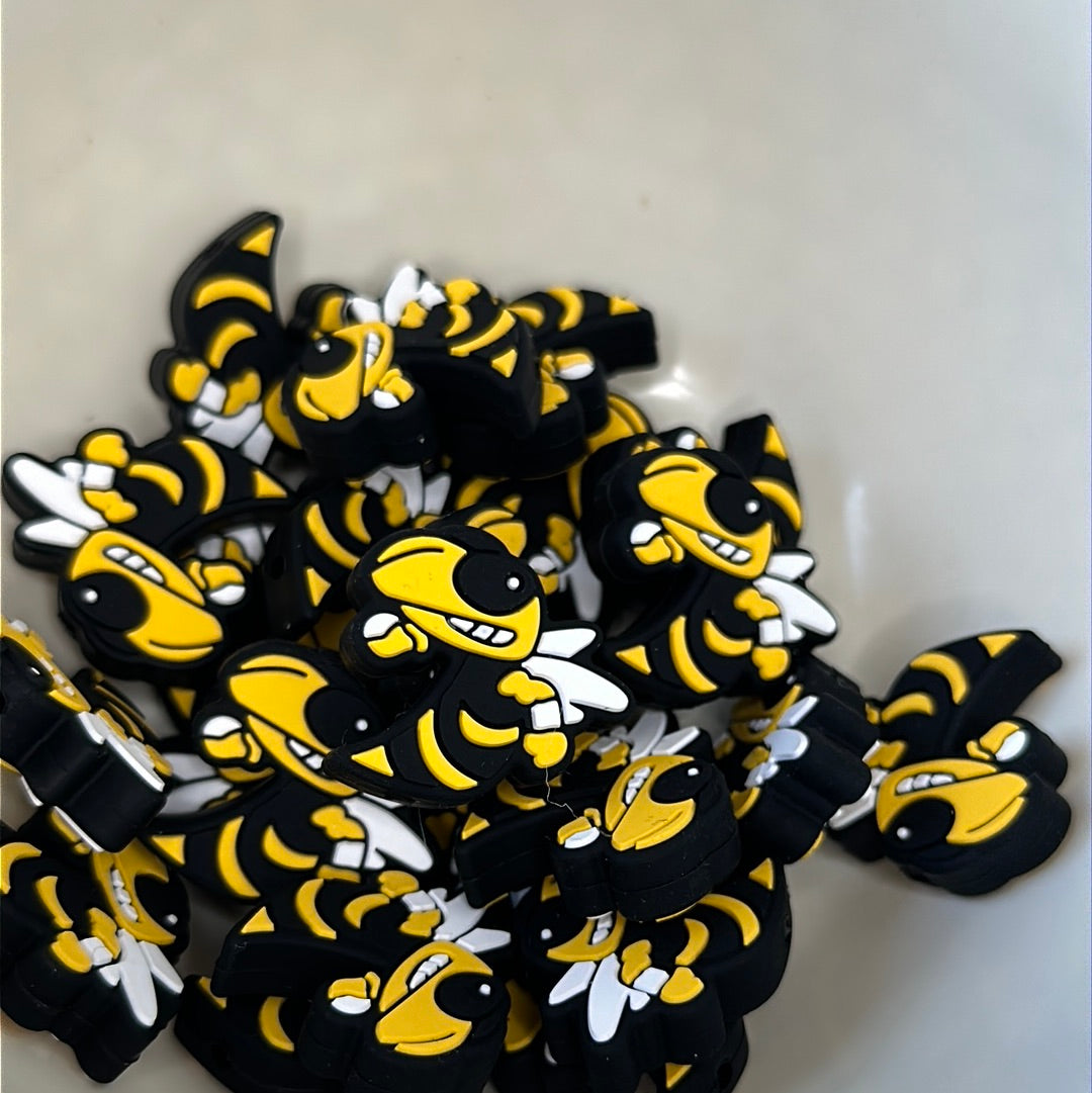 #270 hornet silicone focal beads
