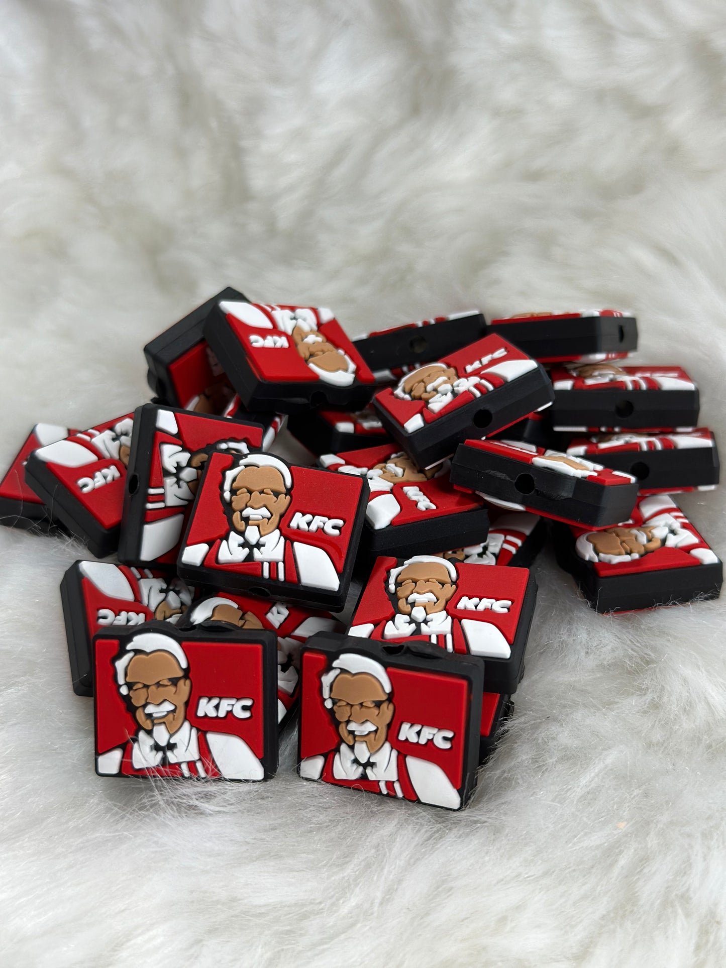 #151 KFC silicone focal beads