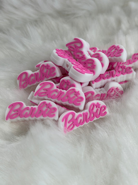 #174 Barbie silicone focal beads