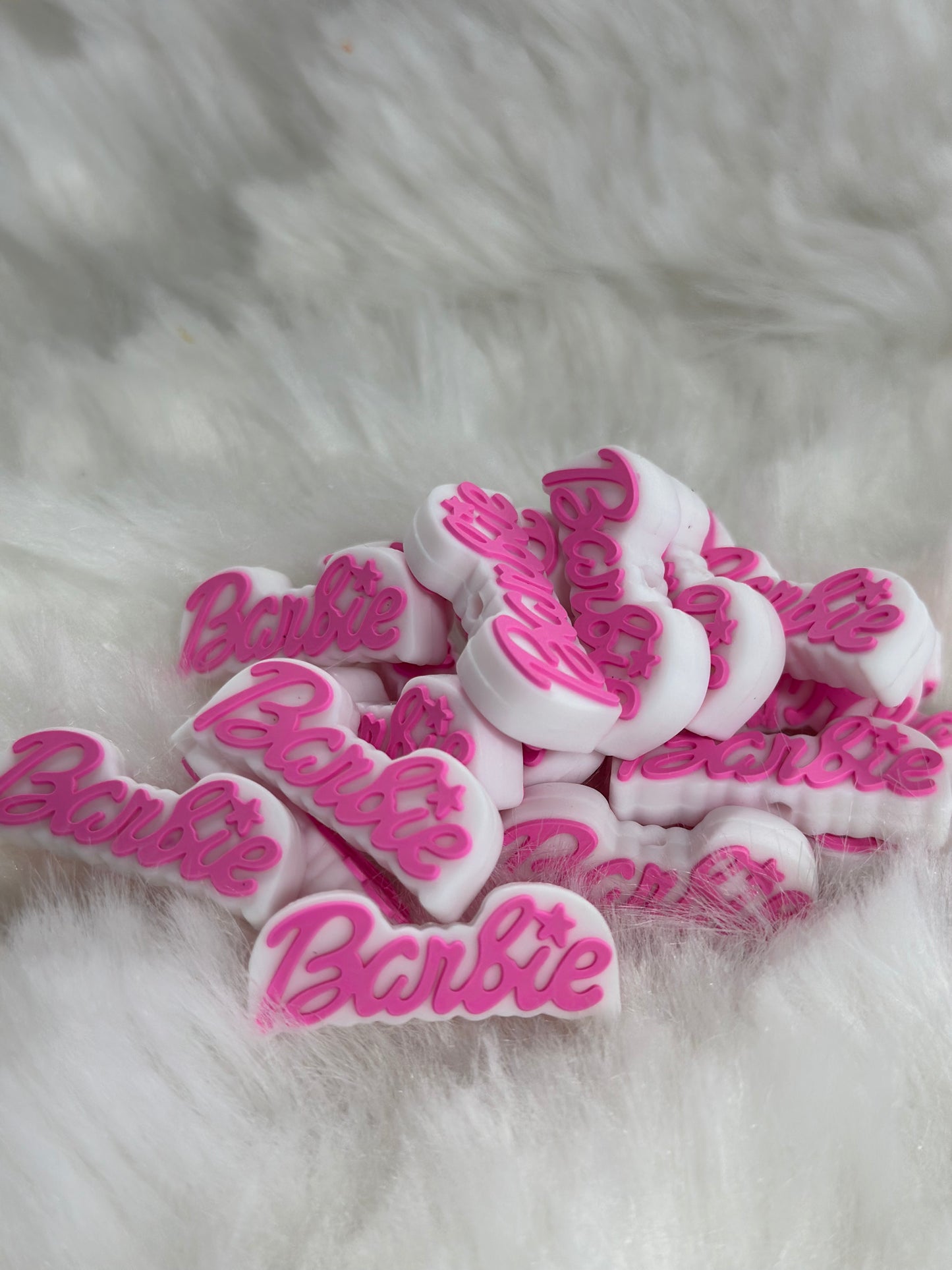 #174 Barbie silicone focal beads