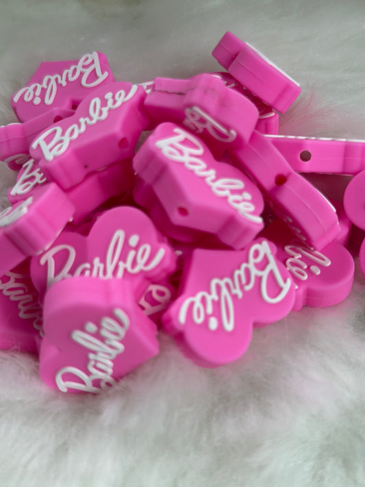 #182 Barbie silicone focal bead