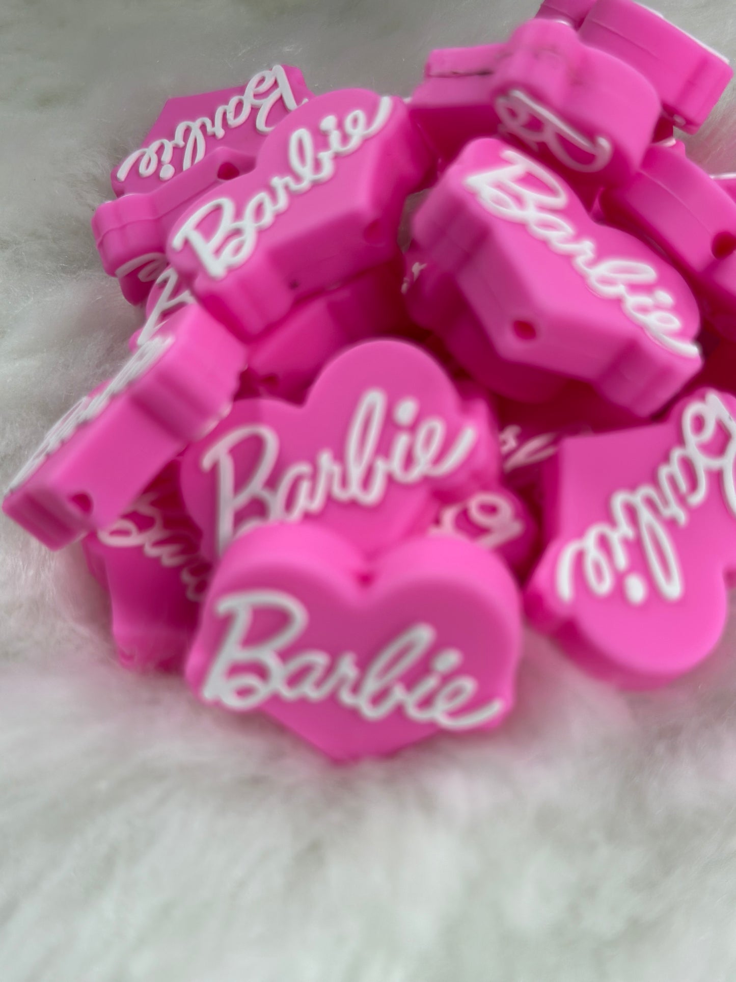 #182 Barbie silicone focal bead