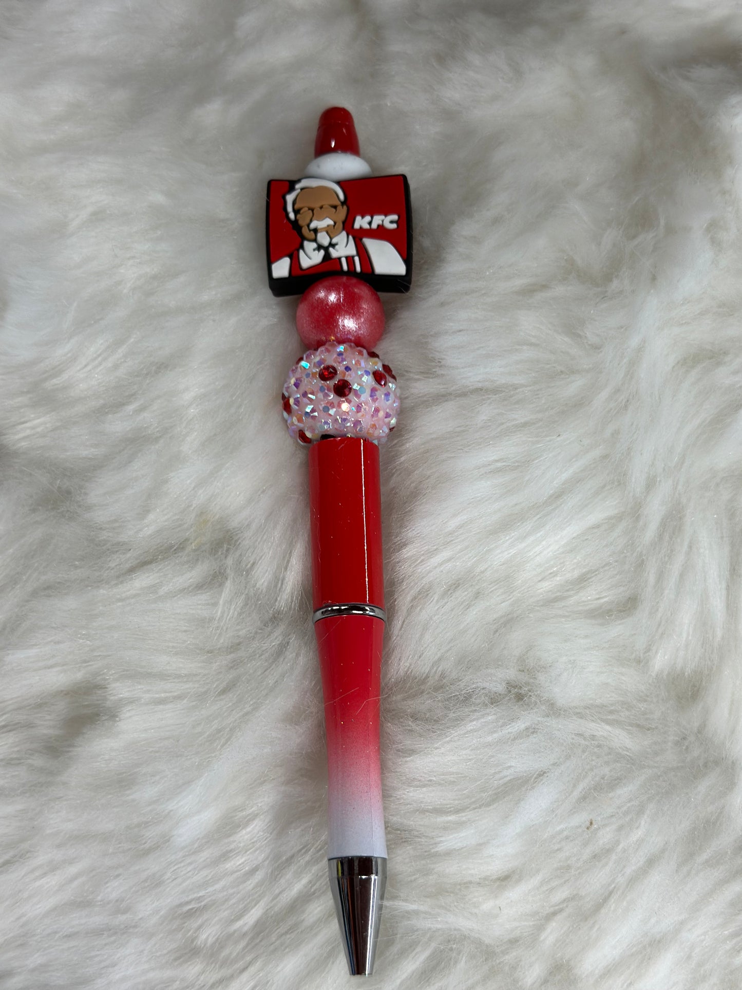 Fried chicken beaded pen