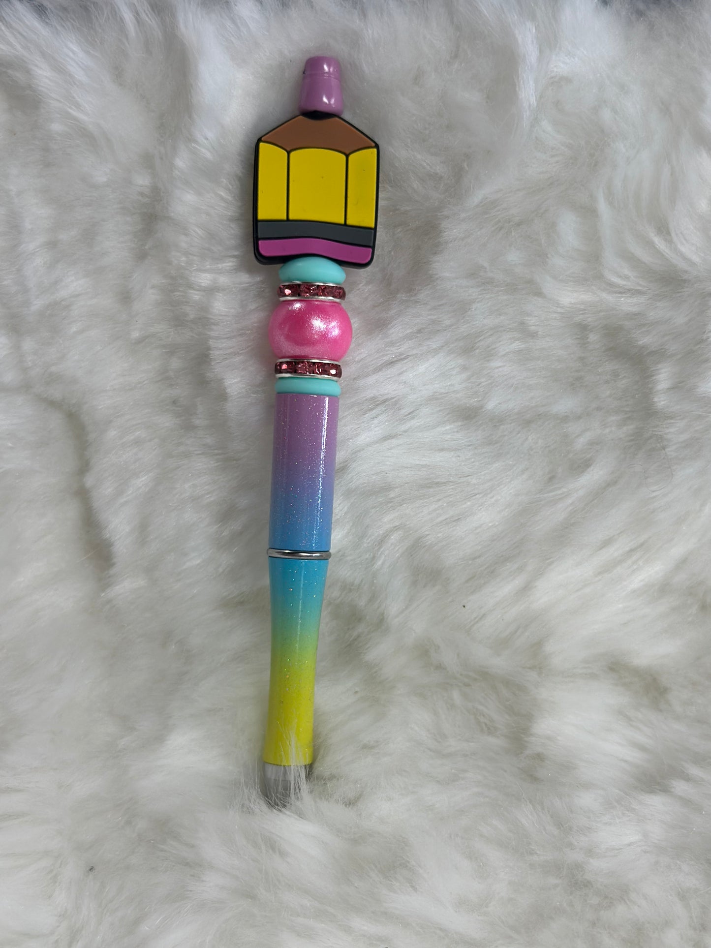 pencil beaded pen