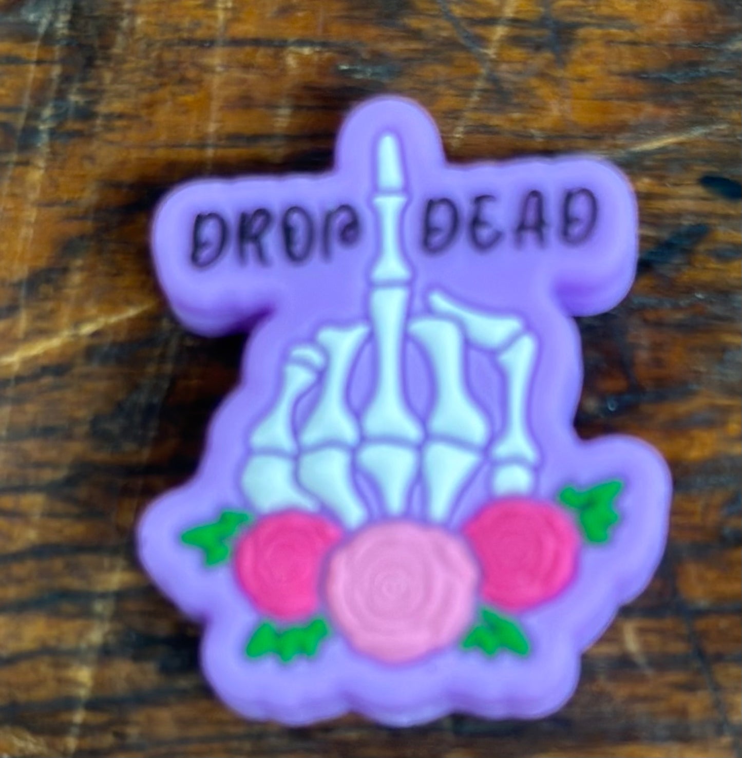 Drop dead silicone focal beads
