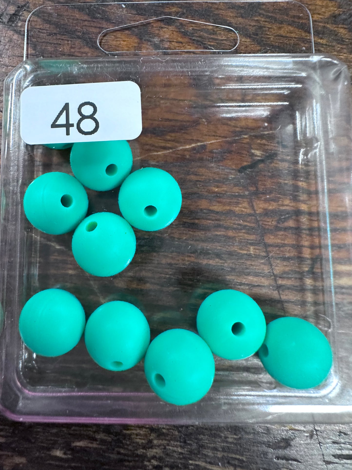 12MM SOLID SILICONE BEADS
