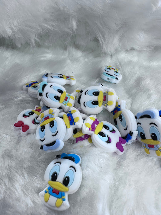 #220 Baby duck silicone focal beads
