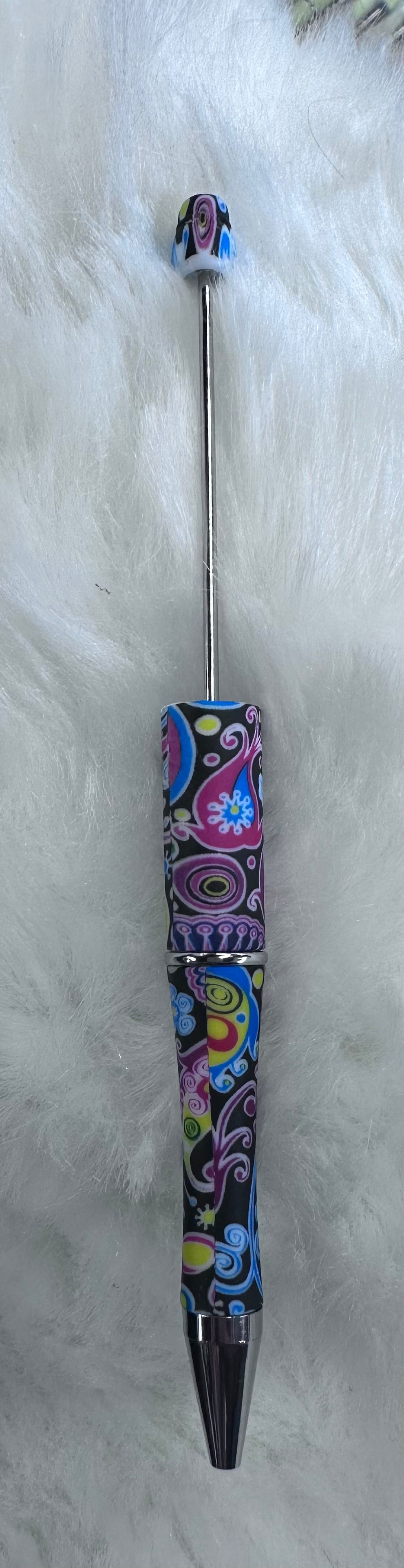 printed patterned beadable pen blanks