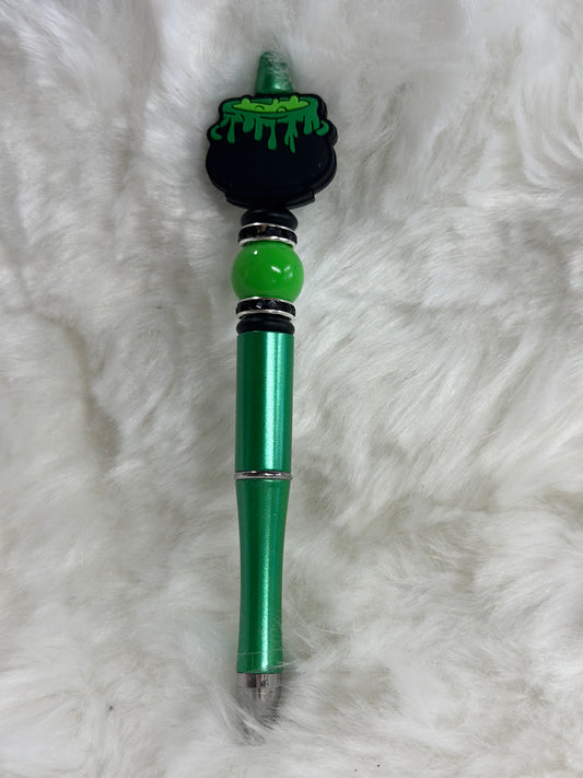 Cauldron pot beaded pen