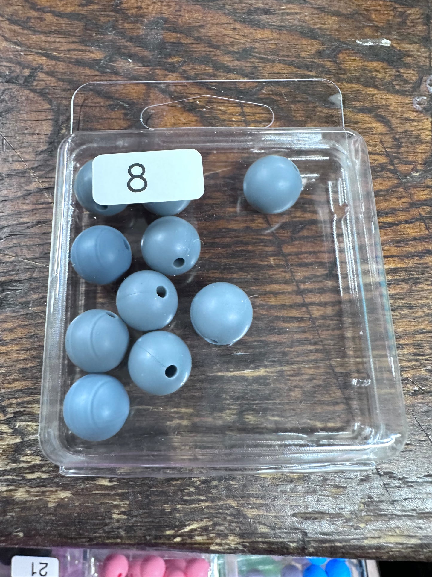 12MM SOLID SILICONE BEADS